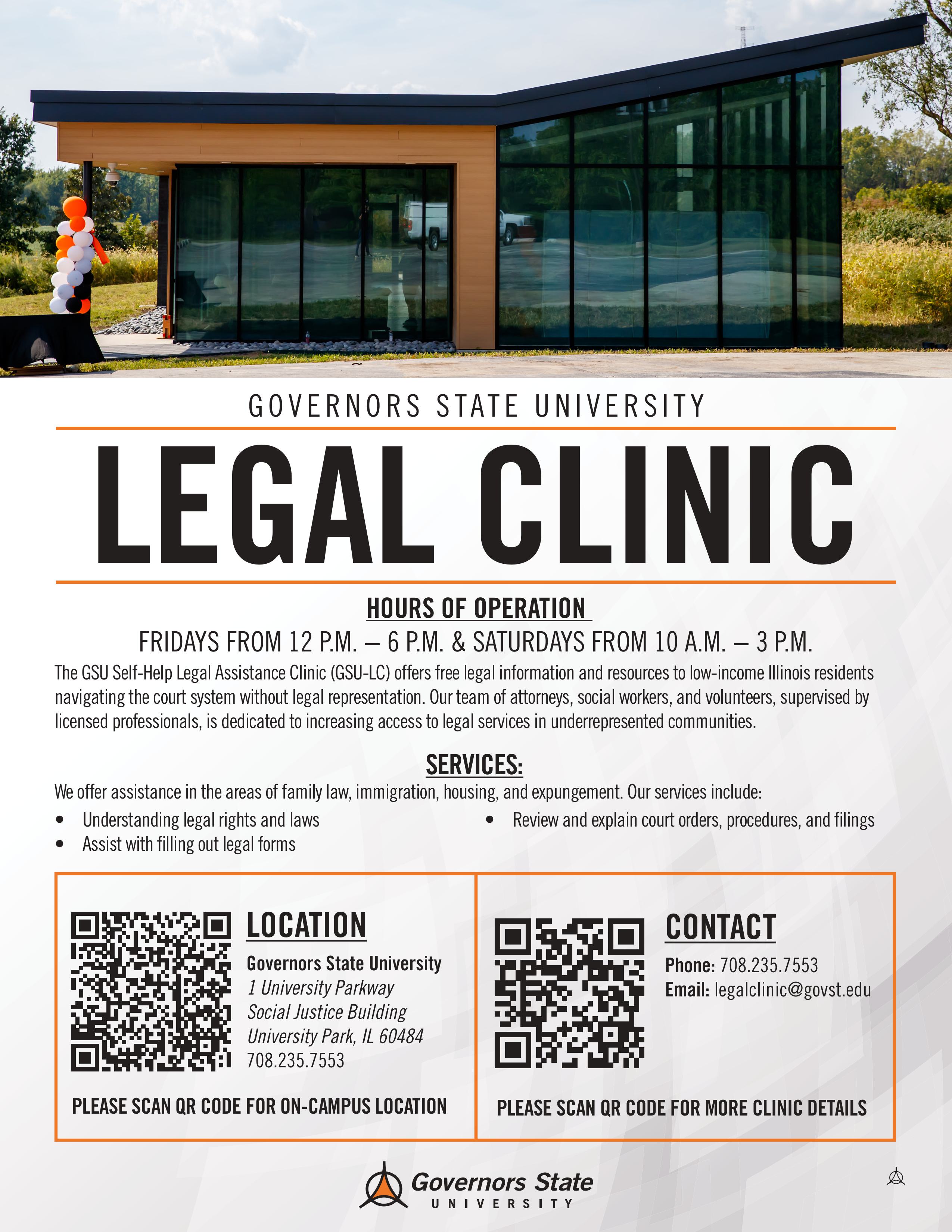 Legal Clinic Flyer